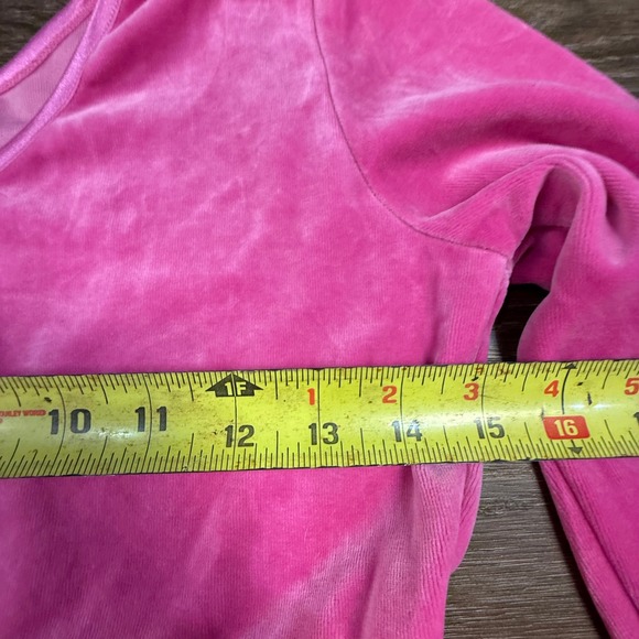 Hanna Andersson Girls Long Sleeve Pink Velour Twirl Dress Holiday Size 12 - Picture 9 of 14